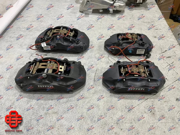 FERRARI CALIFORNIA BRAKE SET CALIPER AND BRAKE PADS SET OF 4