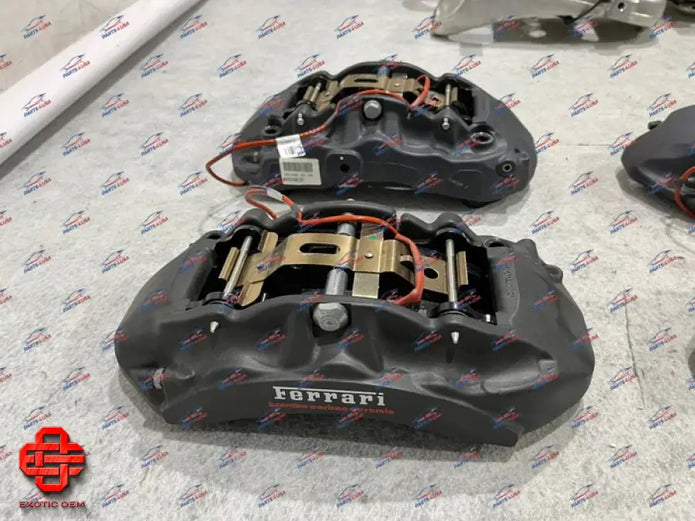FERRARI CALIFORNIA BRAKE SET CALIPER AND BRAKE PADS SET OF 4