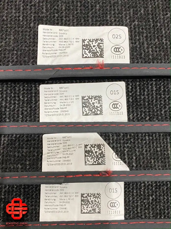 AUDI Q7 SQ7 Q8 SQ8 RSQ8 GENUINE FLOOR MATS