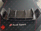 AUDI R8 PLUS CARBON FIBER REAR DIFFUSER