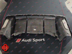 AUDI R8 PLUS CARBON FIBER REAR DIFFUSER