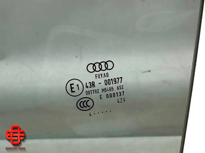 AUDI R8 SIDE WINDOW GLASS DOOR GLASS SIDE DOOR WINDOW LH