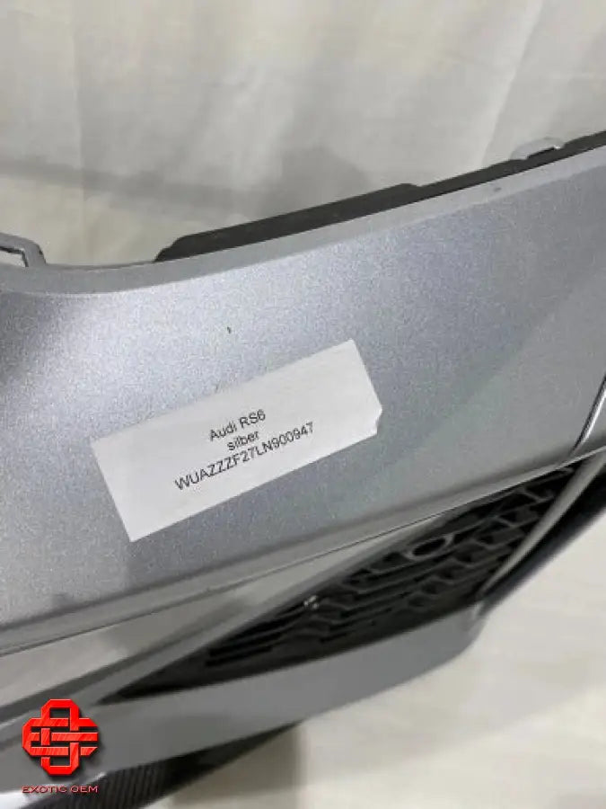 AUDI RS6 2020 4K FRONT BUMPER CARBON