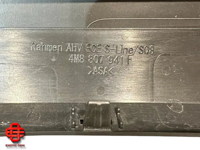 AUDI RSQ8 Q8 CARBON REAR BUMPER SPOILER DIFFUSER