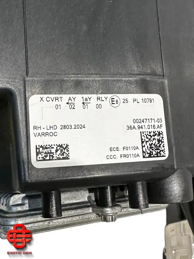 BENTLEY BENTAYGA HEADLIGHT HEADLIGHT RH