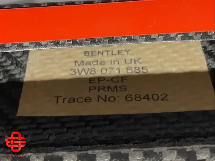 BENTLEY CONT GT GTC DOOR SILL TRIM COVER