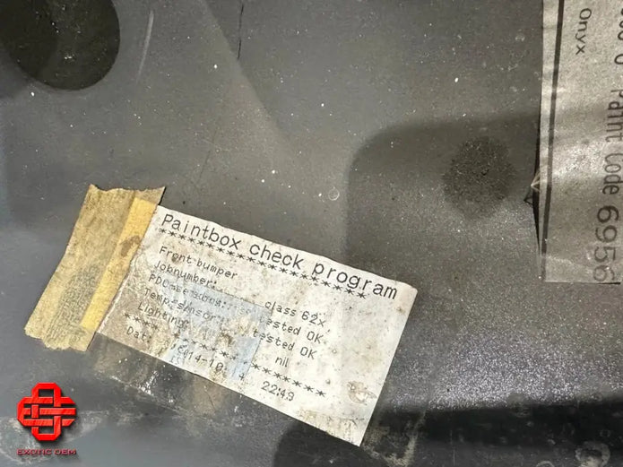 BENTLEY CONTINENTAL FLYING SPUR BUMPER