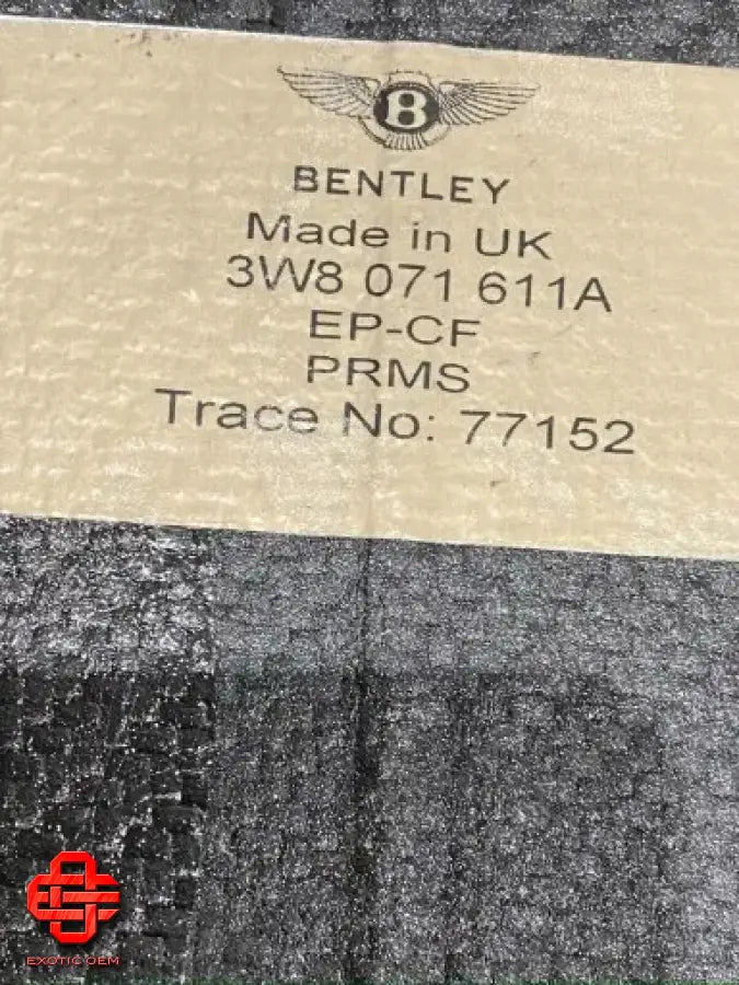 BENTLEY CONTINENTAL GT CARBON DIFFUSER