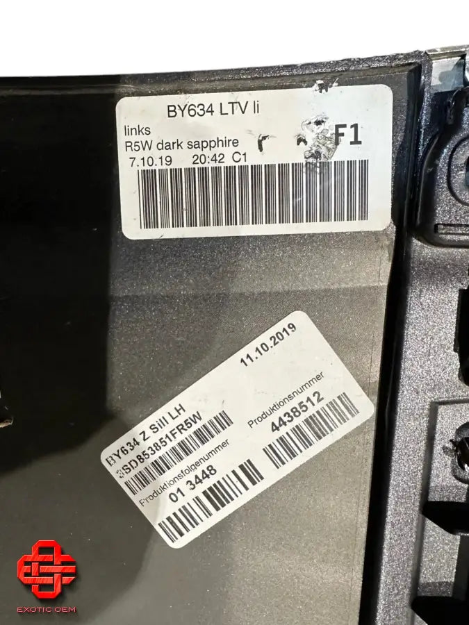 BENTLEY CONTINENTAL GT GTC SIDE SKIRT LH