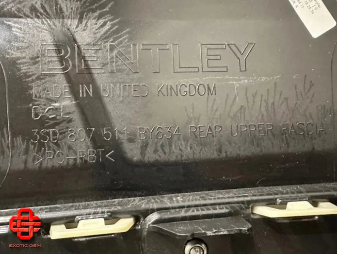 BENTLEY CONTINENTAL GT REAR BUMPER