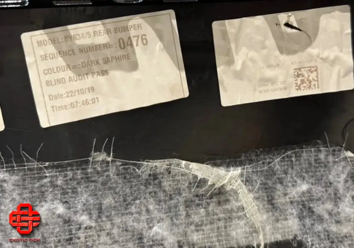 BENTLEY CONTINENTAL GT REAR BUMPER