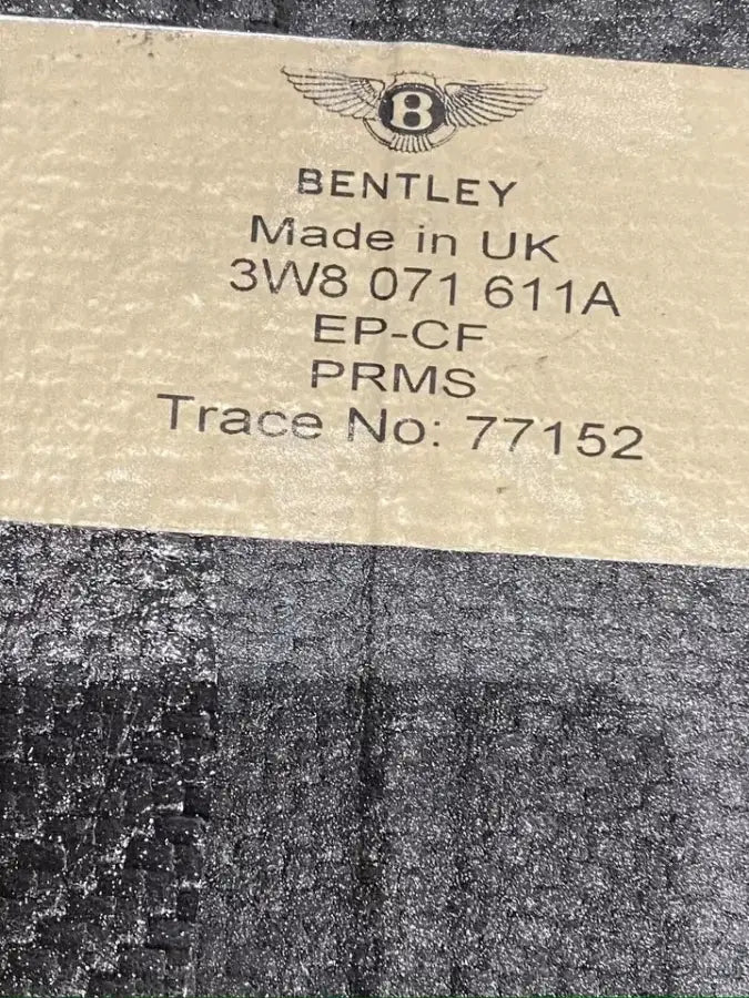 BENTLEY CONTINENTAL GT REAR DIFFUSER