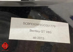 BENTLEY CONTINENTAL GT V8S FRONT BUMPER BLACK