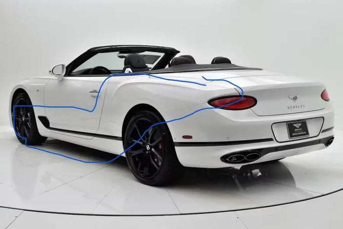 BENTLEY CONTINENTAL GTC 2020- SIDE PANEL LEFT REAR QUARTER PANEL