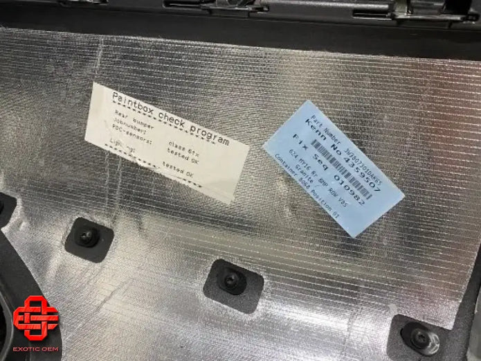 BENTLEY CONTINENTAL GTC REAR BUMPER