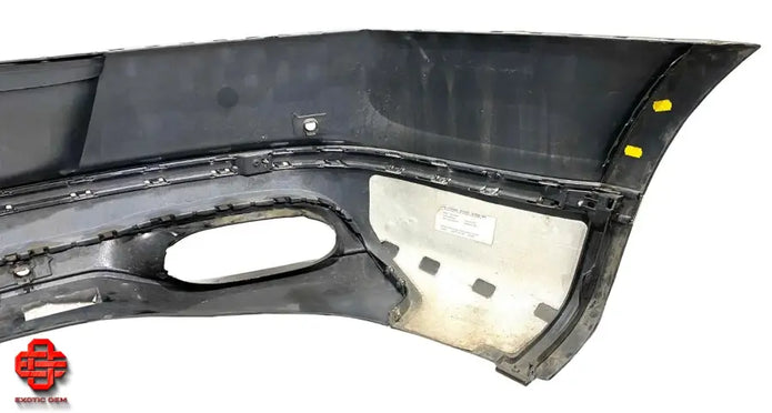 BENTLEY CONTINENTAL GTC REAR BUMPER CHROME BLACK