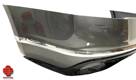 BENTLEY CONTINENTAL GTC REAR BUMPER CHROME GREY