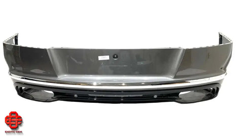 BENTLEY CONTINENTAL GTC REAR BUMPER CHROME GREY