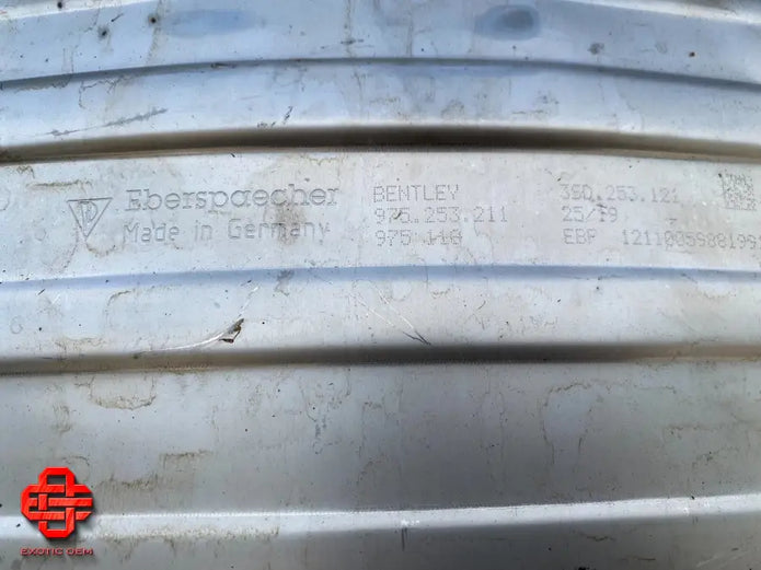 BENTLEY EXHAUST PIPE
