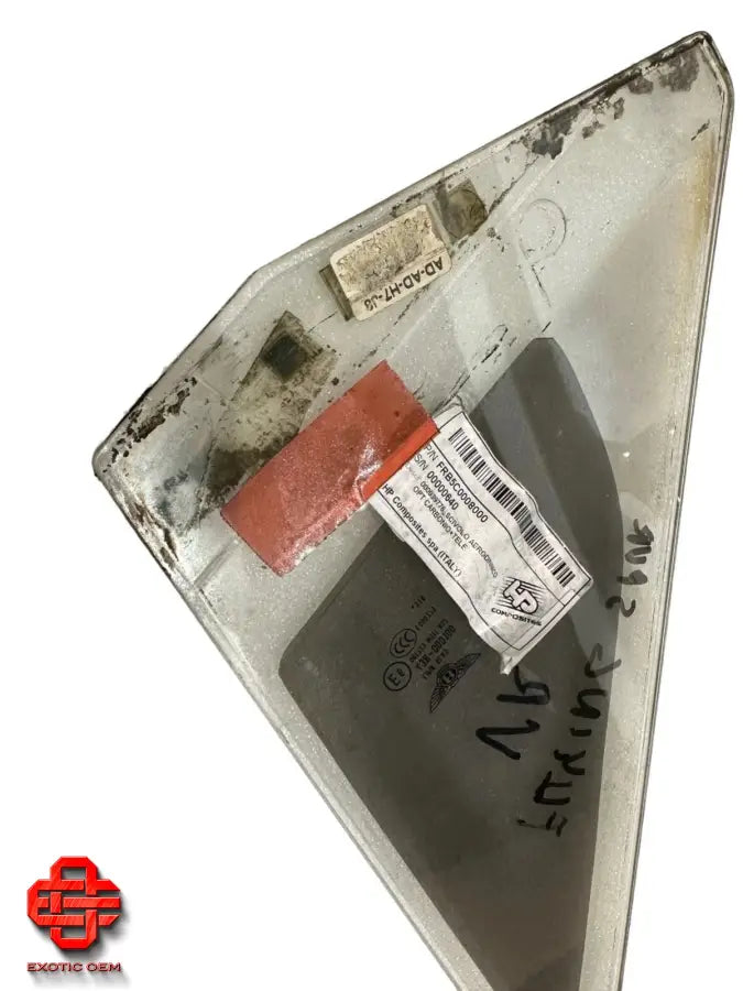 BENTLEY FLYING SPUR SIDE WINDOW GLASS QUARTER GLASS SIDE WINDOW RH