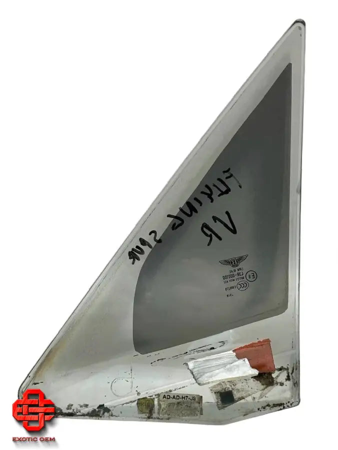 BENTLEY FLYING SPUR SIDE WINDOW GLASS QUARTER GLASS SIDE WINDOW RH