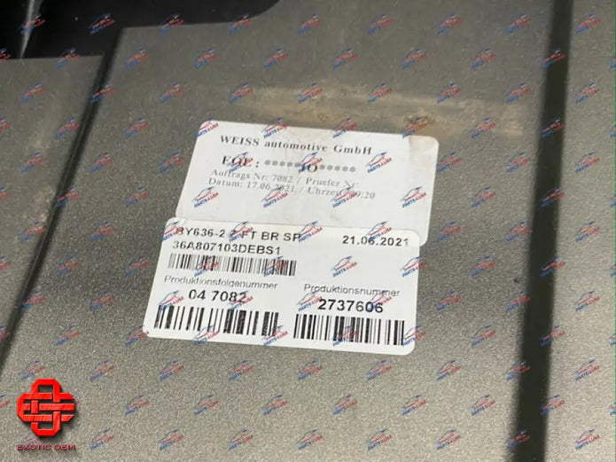 BENTLEY NEW BENTAYGA W12 FRONT BUMPER WITH CARBON LIP