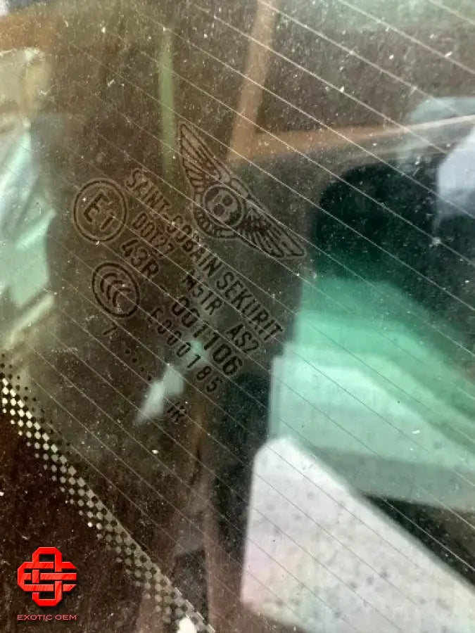 BENTLEY REAR WINDOW