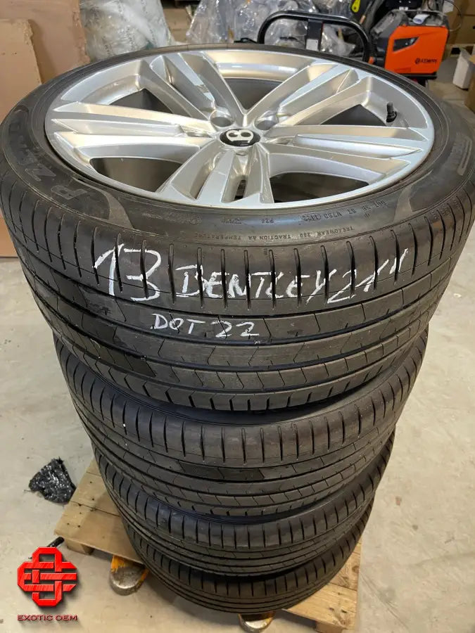 BENTLEY WHEEL AND TYRE SET