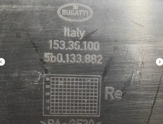 BUGATTI AIR FILTER BOX AIR FILTER BOX RH