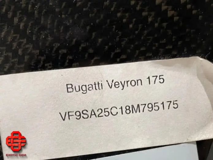 BUGATTI VEYRON FRONT HOOD LID CARBON FIBER