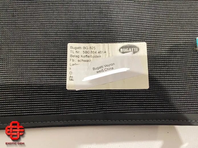 BUGATTI VEYRON ORIGINAL FLOOR MATS