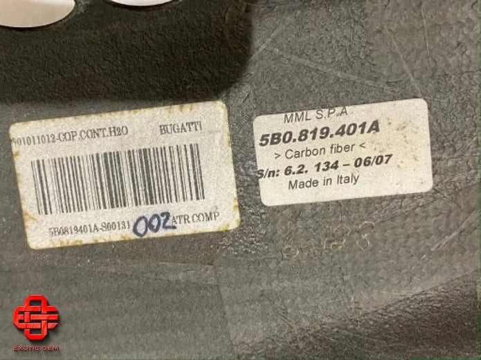 BUGATTI VEYRON UNDERWINDSCREE