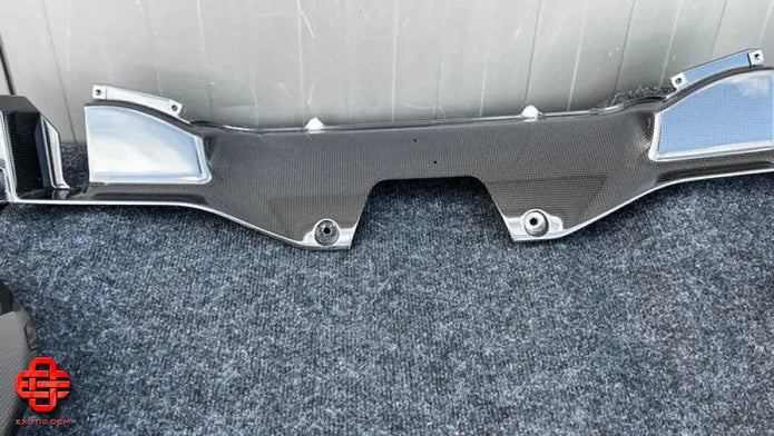FERRARI 296 GTB CARBON FIBER REAR ENGINE COMPARTMENT SET OF 4 OEM