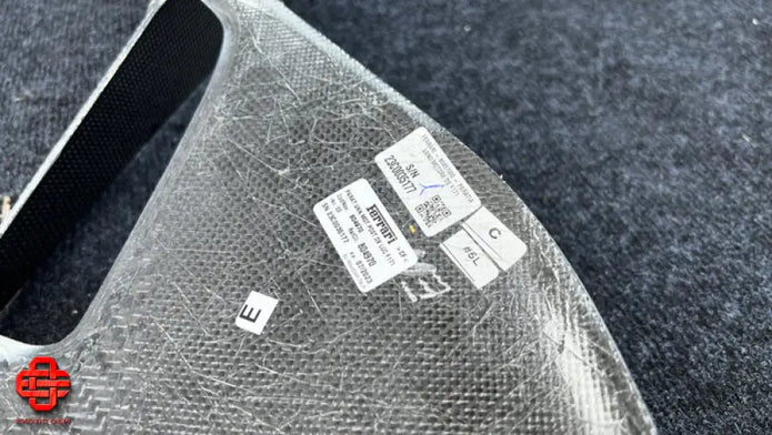 FERRARI 296 GTB CARBON FIBER REAR ENGINE COMPARTMENT SET OF 4 OEM