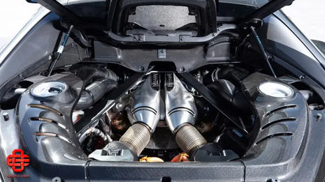 FERRARI 296 GTB / ENGINE CARBON KIT 4 PARTS / ENGINE COVERS