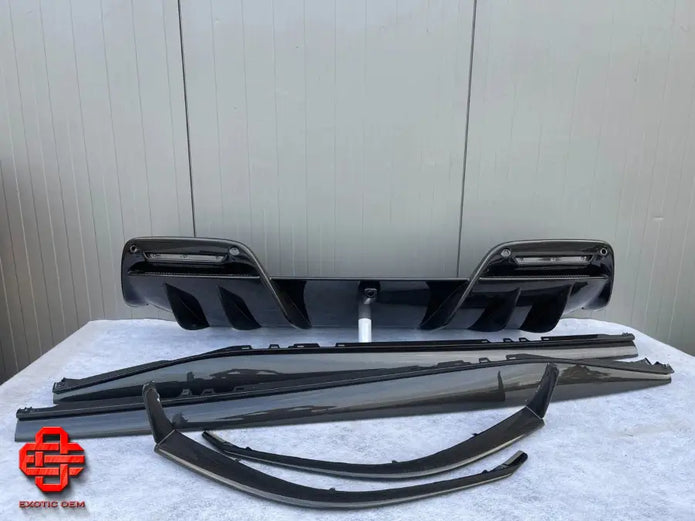 FERRARI 296 GTB GTS CARBON SIDE SKIRTS R SPLITTER DIFFUSER SIDE SKIRTS