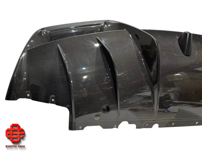 FERRARI 296 GTB REAR DIFFUSER REAR DIFFUSER CARBON