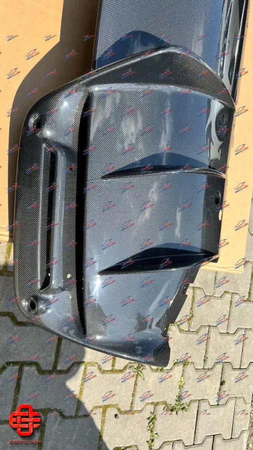 FERRARI 296 GTB REAR DIFFUSER CARBON FOR CAMERA OEM
