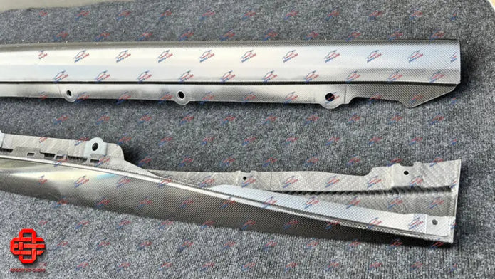 FERRARI 296 GTB SIDE SKIRT SILL COVER CARBON OEM