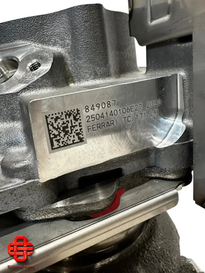 FERRARI 296 TURBOCHARGER TURBOCOMPRESSO