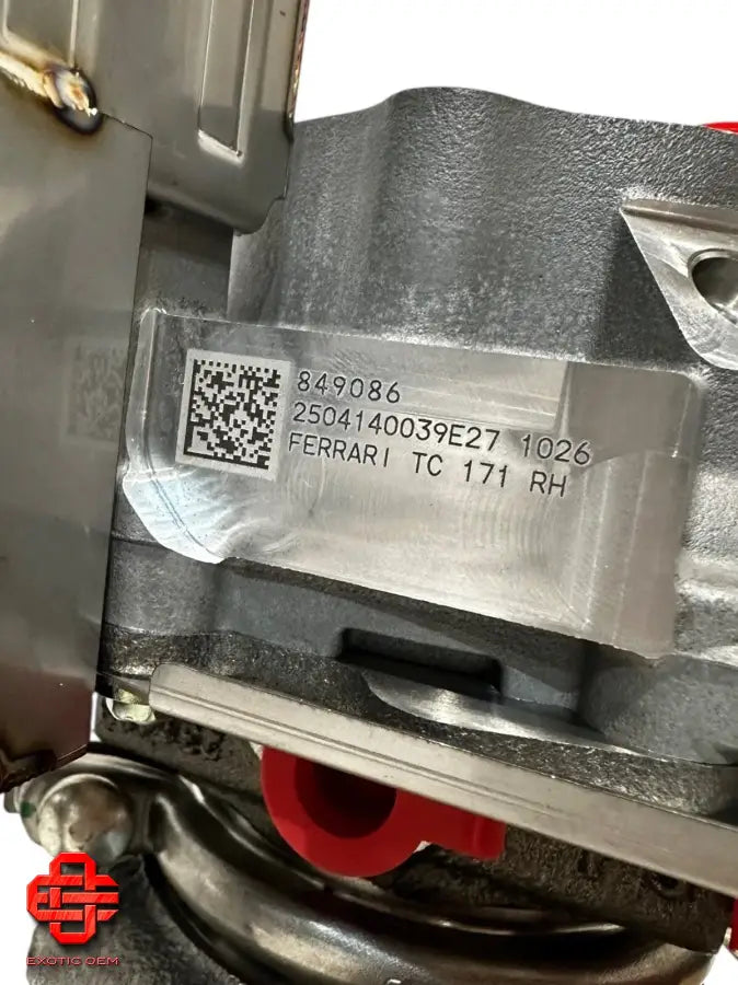 FERRARI 296 TURBOCHARGER TURBOCOMPRESSO