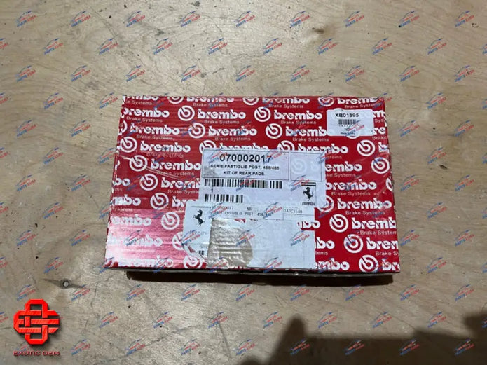 FERRARI 458 488 CHALLENGE REAR BRAKE PADS KIT