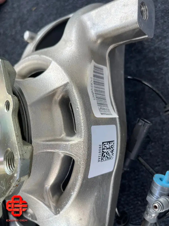 FERRARI 458 488 F8 SF90 FRONT STEERING KNUCKLE WHEEL HUB LEFT HUB CARRIER LEFT ABS