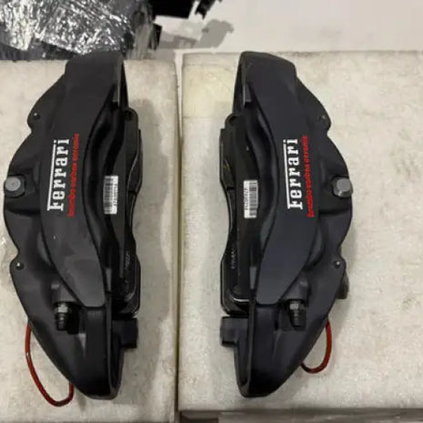 FERRARI 458 CALIPER WITH BRAKE PADS L + R OEM