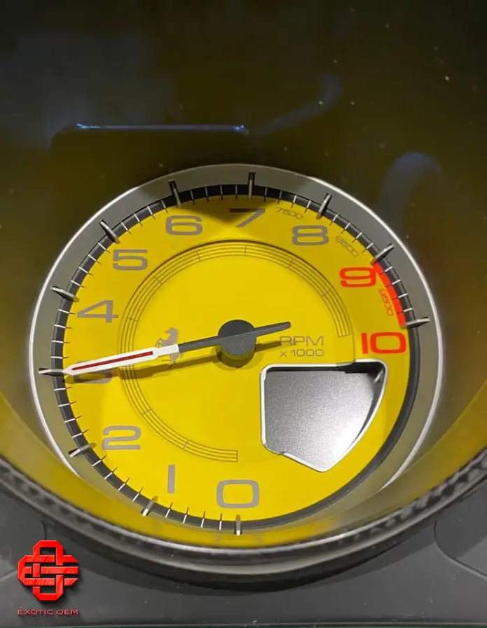 FERRARI 458 CARBON COUNTER INSTRUMENT PANEL DASHBOARD COUNTER