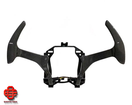 FERRARI 458 F12 FF CARBON PADDLE SHIFT UNIT GEARBOX CONTROL SET SHIFT