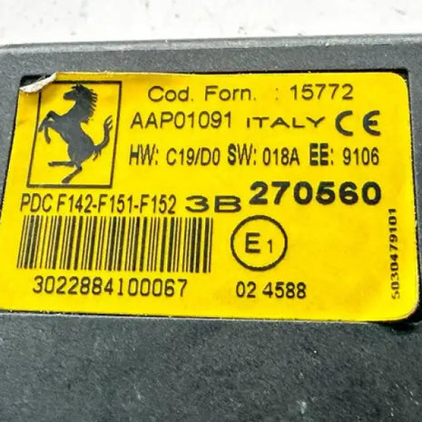 FERRARI 458 FF AND F12 BERLINETTA PARKING SENSOR ECU LH