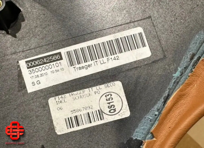 FERRARI 458 ITALIA DASHBOARD AIRBAG COVER PANEL OEM