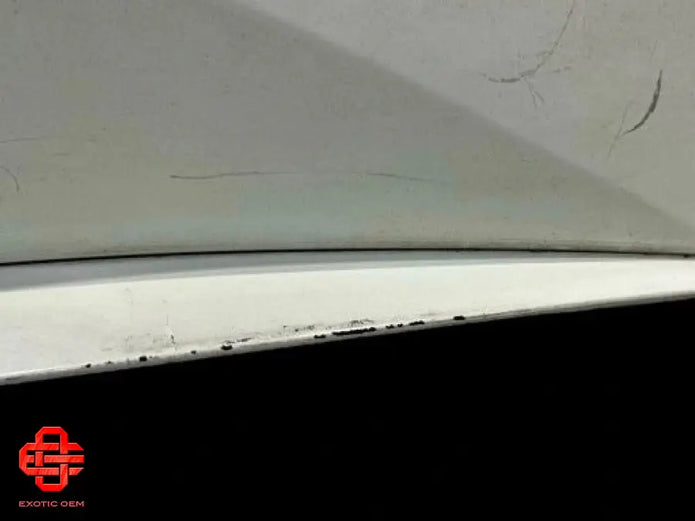 FERRARI 458 ITALIA DOOR SILL TRIM WHITE
