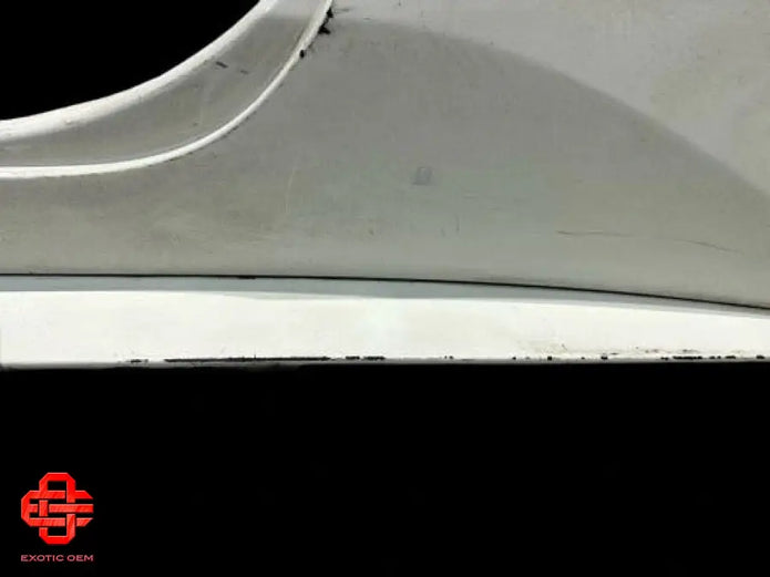 FERRARI 458 ITALIA DOOR SILL TRIM WHITE